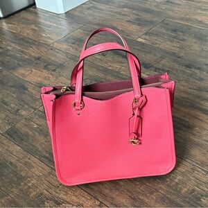 Coach Tyler 28 Pink Leather Handbag